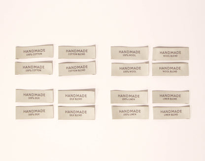 Premium Sewing Labels (Pack of 16 - Light)